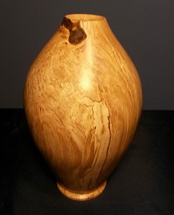 Narrow neck vase in Holly
