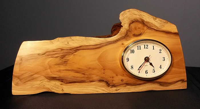 Clock in Yew